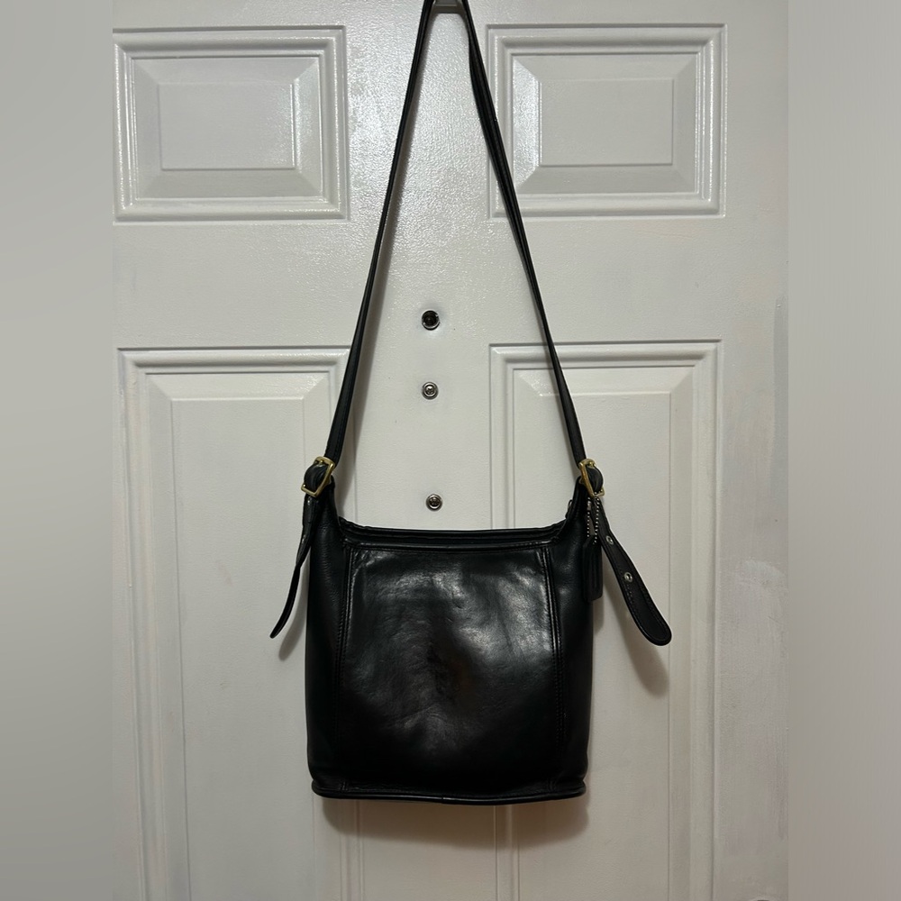 Coach Vintage Black Leather Bag